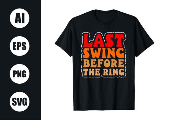 Download Bachelor Party Retro Wavy T Shirt Design - Wavy t shirt Collection