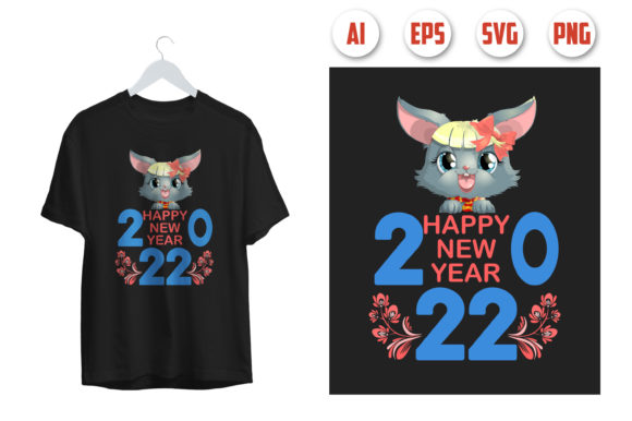 Download Happy New Year 2022 T-shirt Design - 2022 Collection