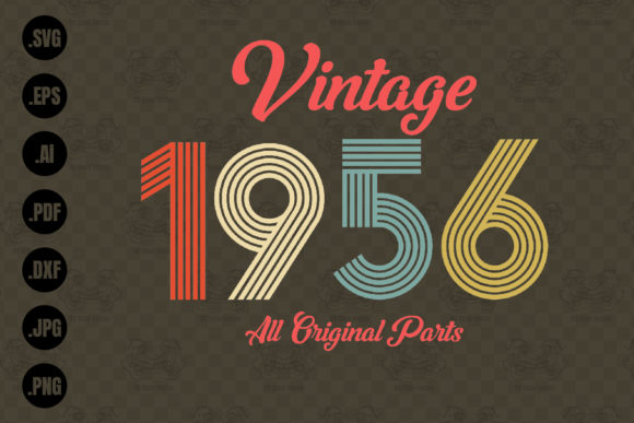 Download Vintage 1956, All Original Parts Svg - 1956 Collection