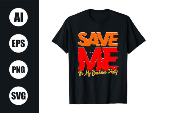 Download Bachelor Party Retro Wavy T Shirt Design - Wavy t shirt Collection