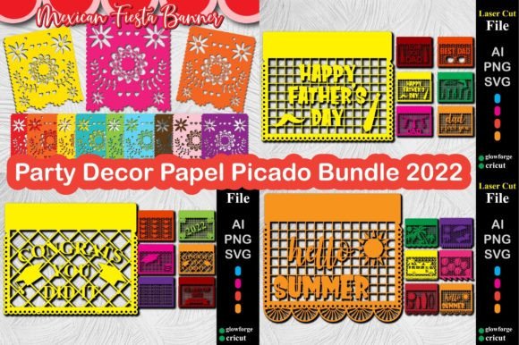 Download Party Decor Papel Picado Bundle 2022 - 2022 Collection