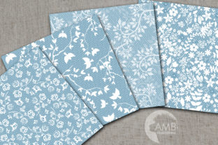 Download Shabby Chic Lace Digital Papers AMB-1915 - 1915 Collection